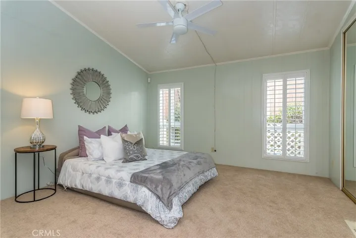 Master bedroom with lots of natural light