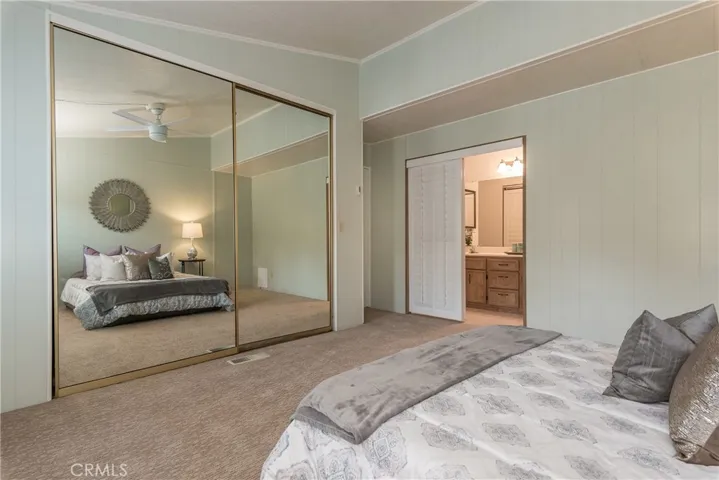 Master bedroom with an ensuite