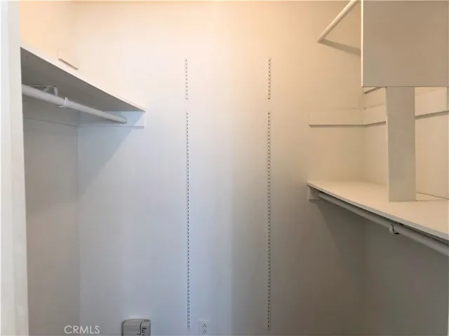 Master bedroom walk-in closet