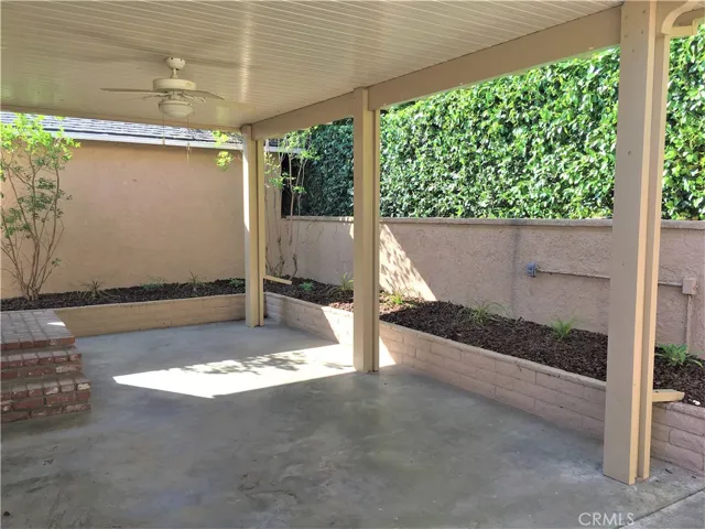 Covered patio