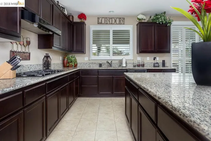 Granite Counter-tops, Plantation Shutters