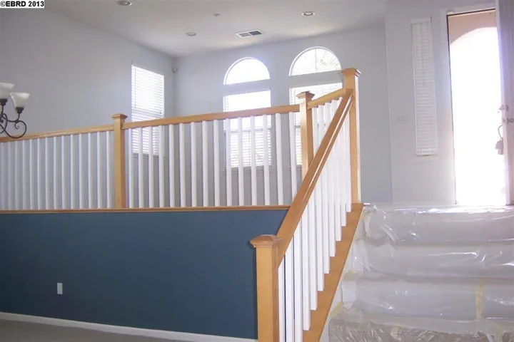 View of livingroom and entry