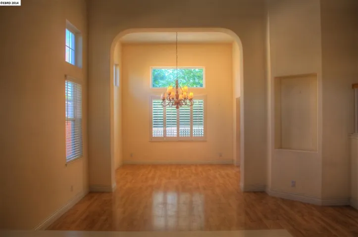 Large & open space with gorgeous laminate floors!
