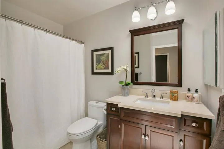 Hall bath has been remodeled