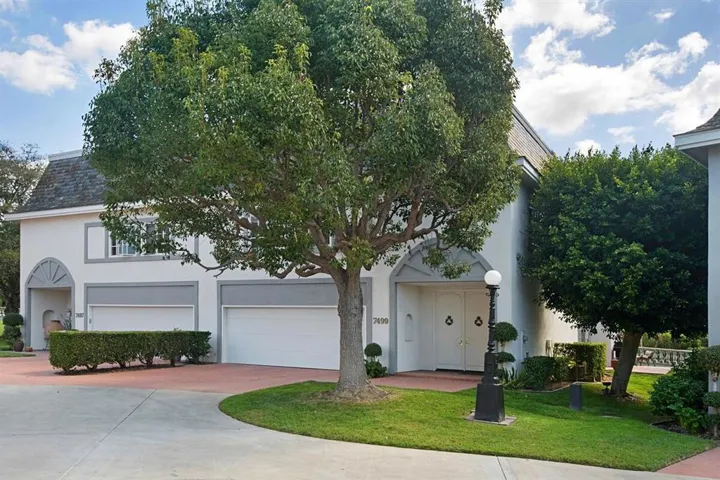 This special home has its own driveway for extra parking for friends and family.  An added plus!