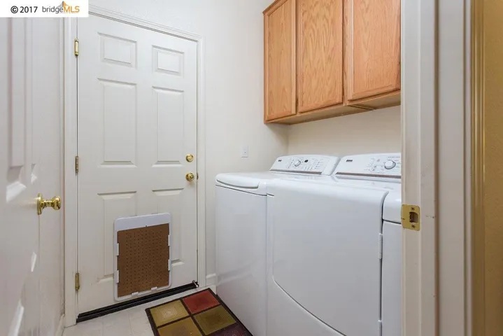 Inside Laundry room with garage access