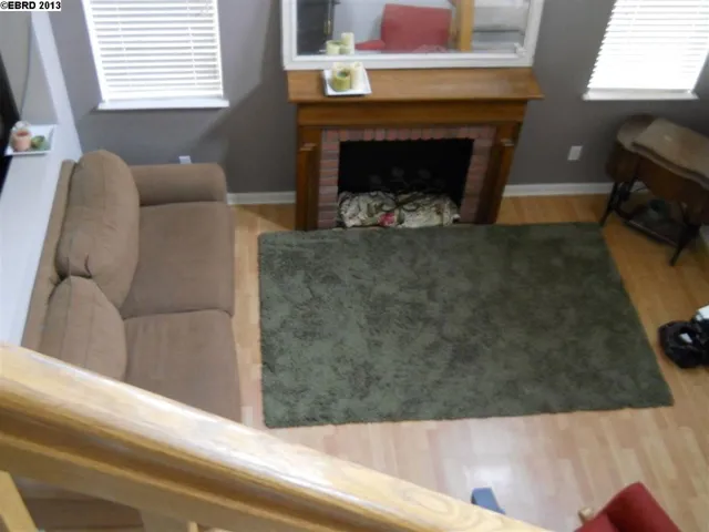 View of Living Room from Loft