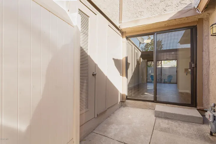 CV rear patio