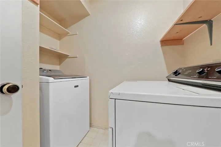 Indoor laundry room on main floor.