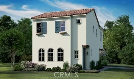 Artist rendering. Homes will be built on either side of property