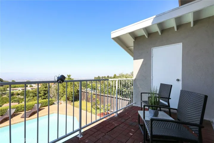 Master bedroom balcony