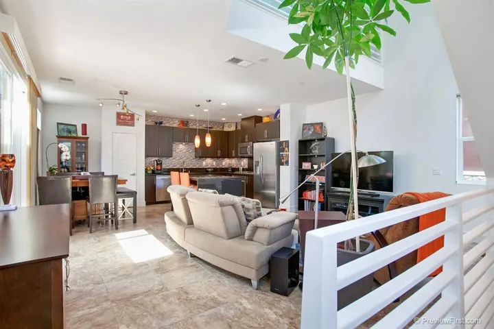 Spacious great room.