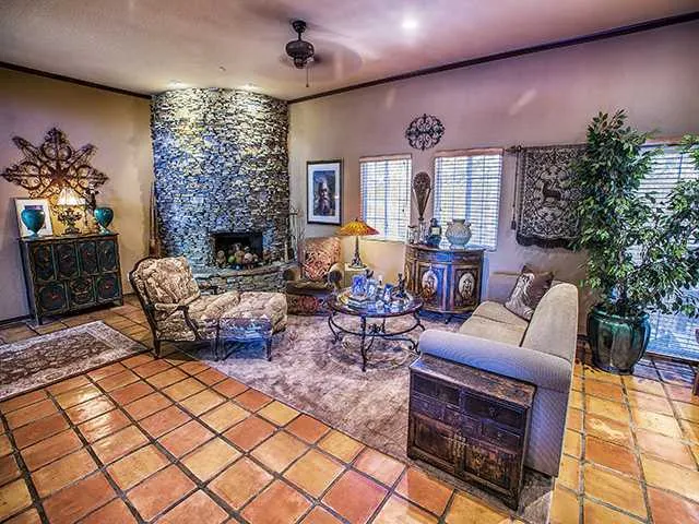 Living Room w/ Fireplace