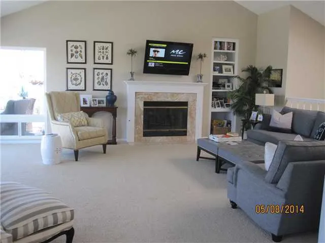Large open family room