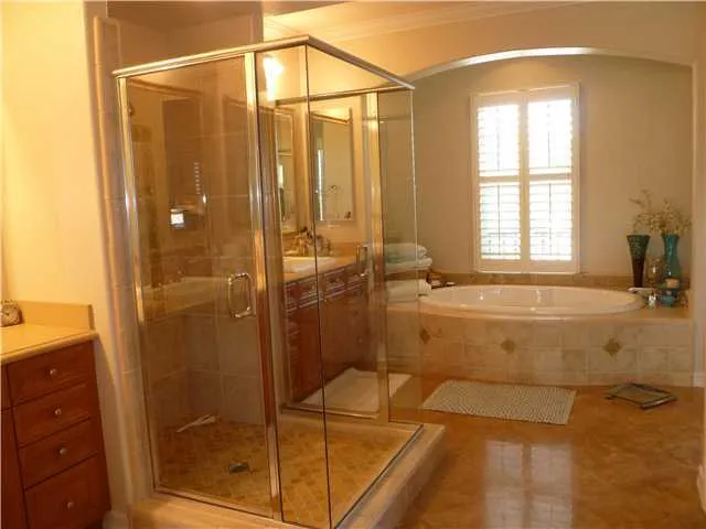 Travertine and dual sinks