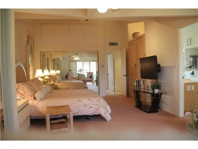 Another look from the sitting area to the entry to the master bedroom.  More wardrobe space!