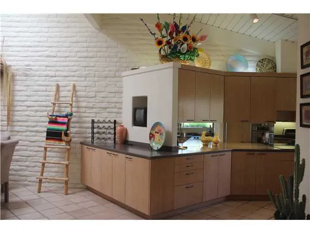 Another look at the cabinetry to accomadate plenty of storage.  Notice the alcove for the TV.