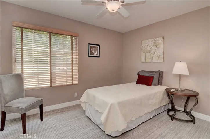 Both secondary bedrooms are roomy and have large wardrobe closets.