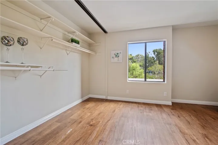 Open view out of this second bedroom window.  Light and bright!