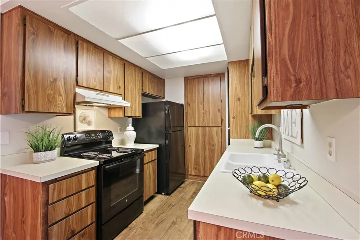 Nice galley style kitchen with tons of potential!