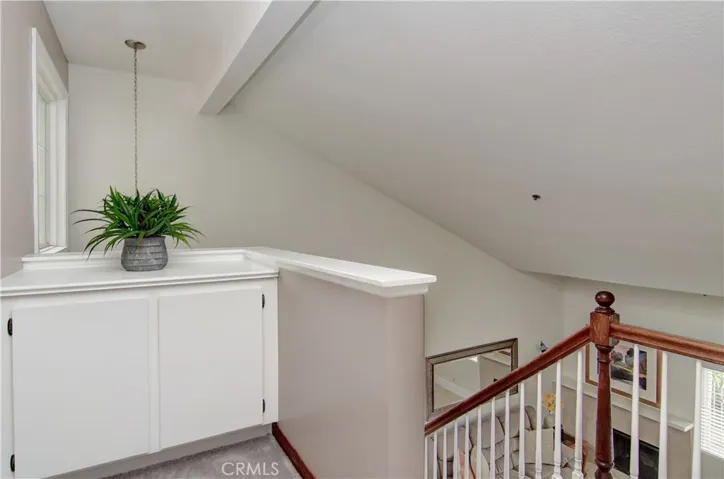 More storage at the top of the stairs!