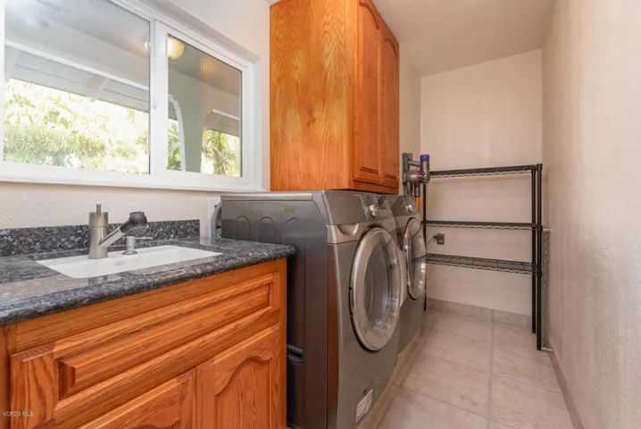 laundry room with sink