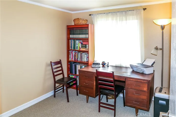 Bedroom #3, currently used as an office