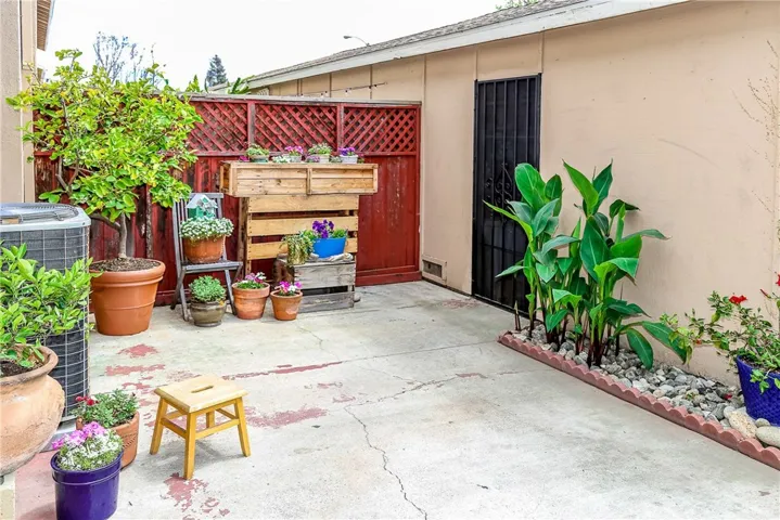 Private yard, going to your private 2 car garage