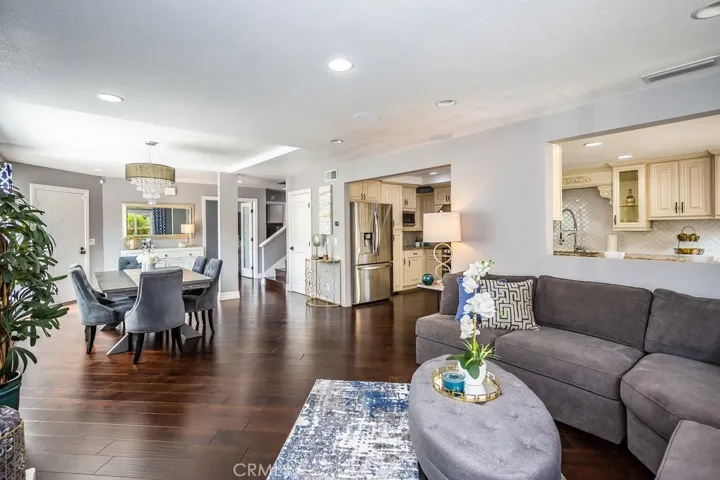 Amazing open floor plan flowing throughout the downstairs living space.