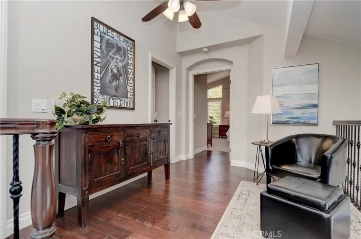 Upstairs loft is a great transition space and could be home office or kids playroom.