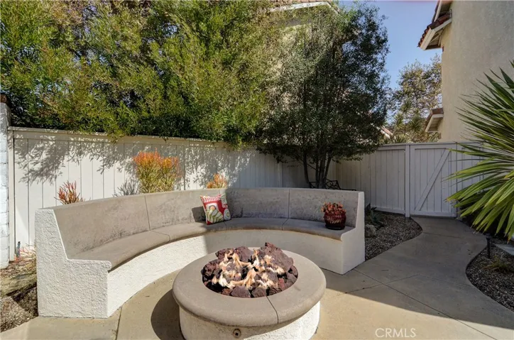 Cozy up by the fire after a cool dip...or just hang out with the crowd.