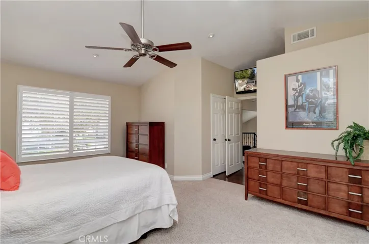 Plenty of space in this master...large walk-in closet too!