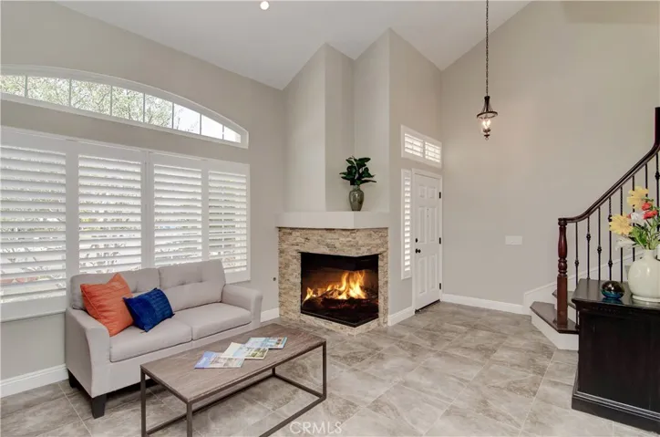 Neutral decor accommodes any decorating style.