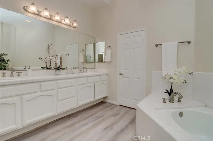 This is a great space...enhanced by high volume ceilings and skylights.