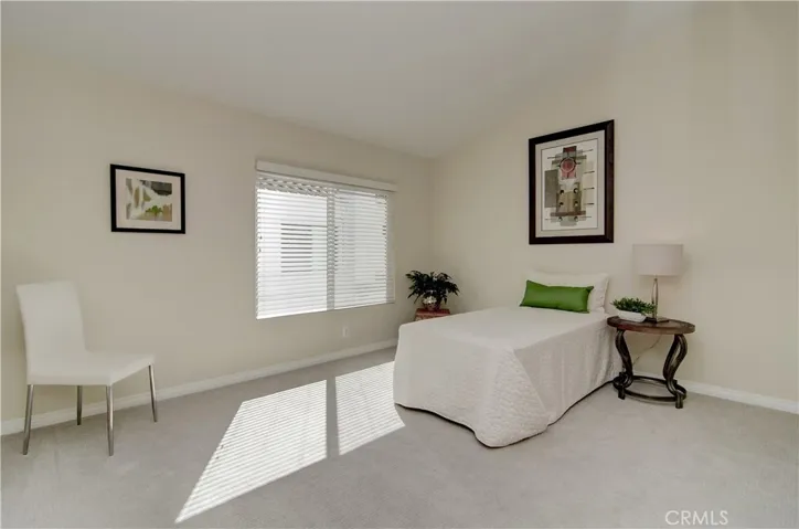 It's hard to believe that this is the smaller bedroom!