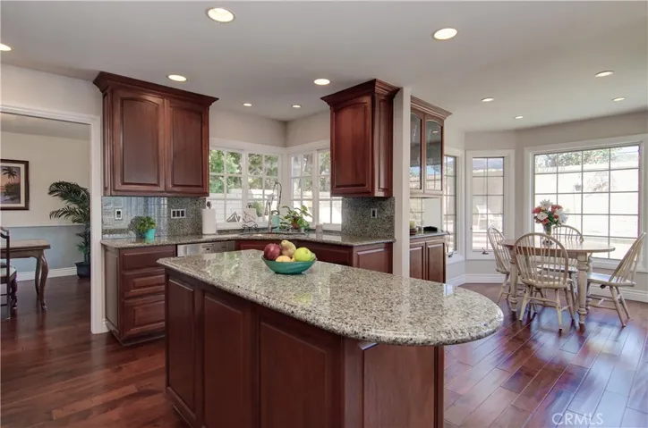 Easy access to dining room and breakfast nook.