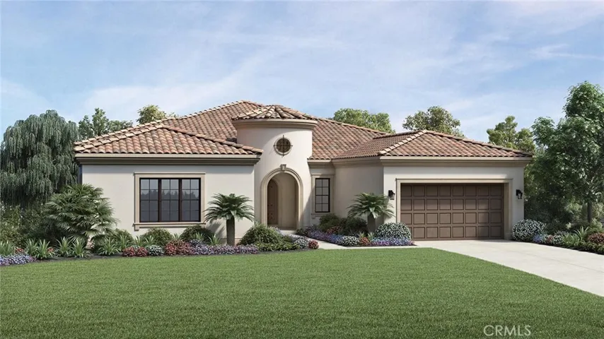 Front Elevation: Lucenta Spanish Colonial. Photo of artist rendering not actual home for sale.