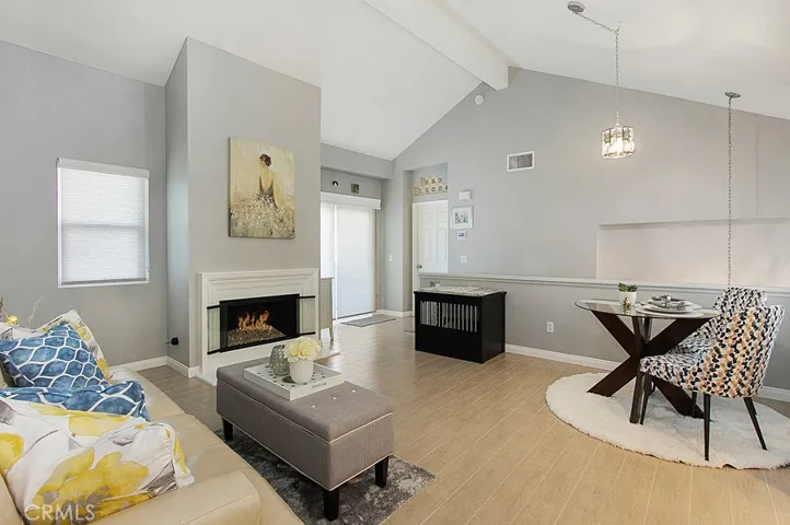 Living Room with Gas Fireplace