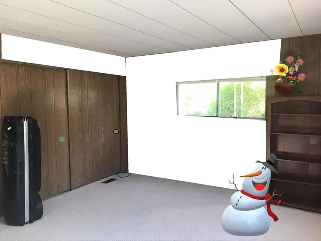 Painted room in 7A
