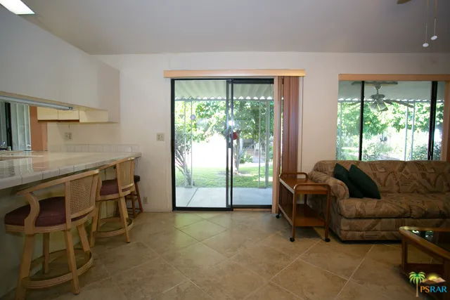 conveniently located near kitchen