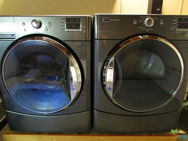 Washer & dryer in garage