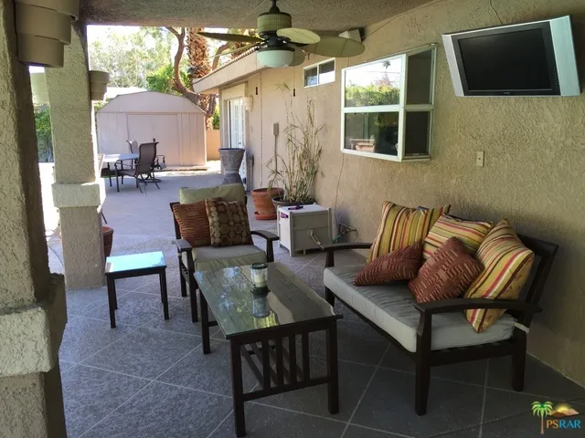 Back Patio, furniture included