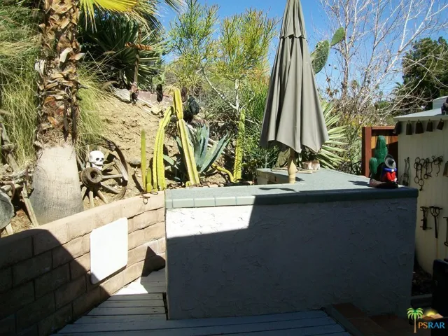 back deck area