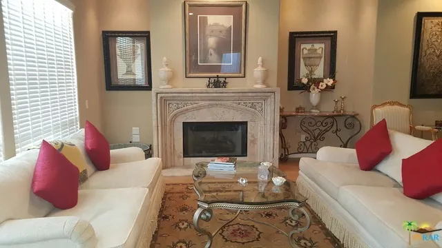 Den with Fireplace