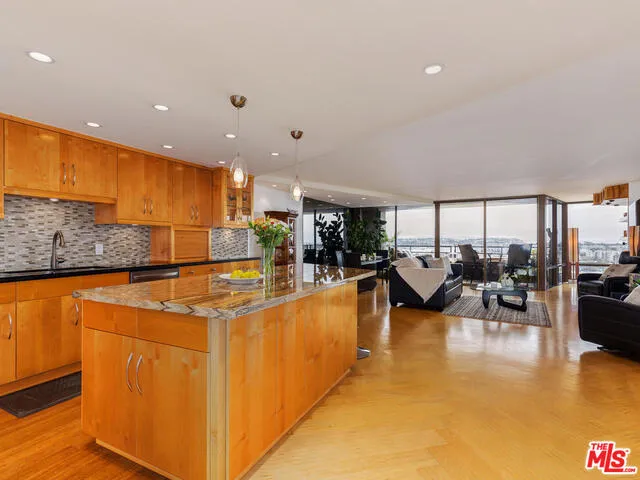 Spacious Kitchen Island