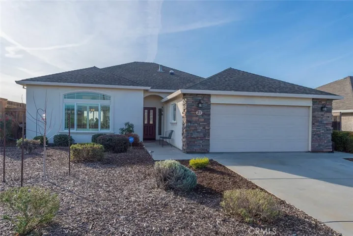 Low maintenance front yard.