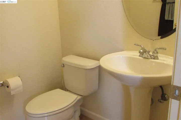 Downstairs 1/2 bath.