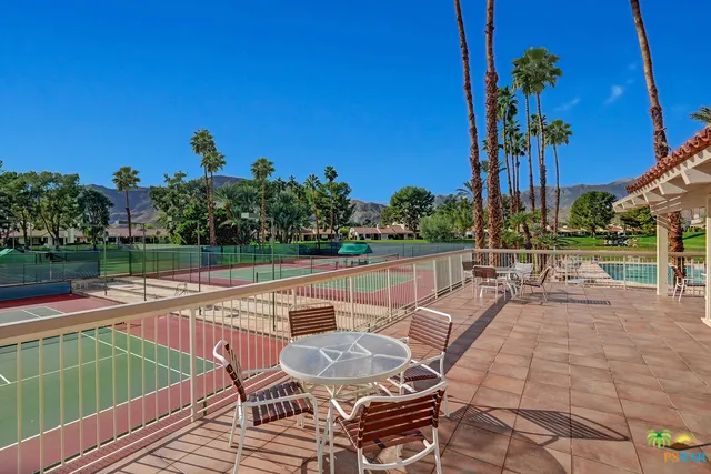 Tennis Court view from clubhouse