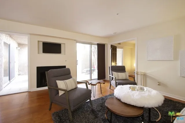 Gas Fireplace & TV
