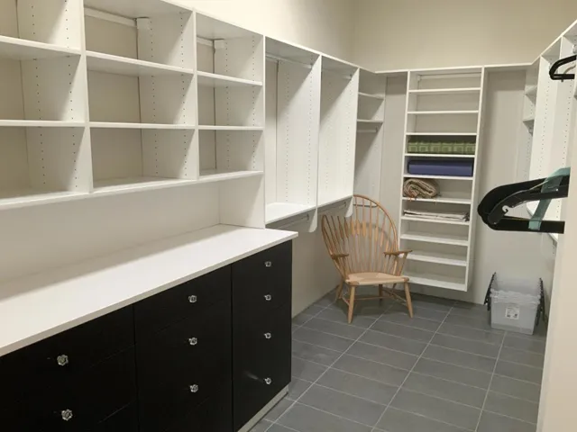 Master closet
